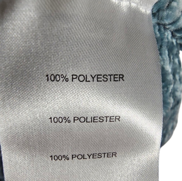 Jones New York Blue Crew Neck Sweater with Ribbed Knit - Picture 4 of 6